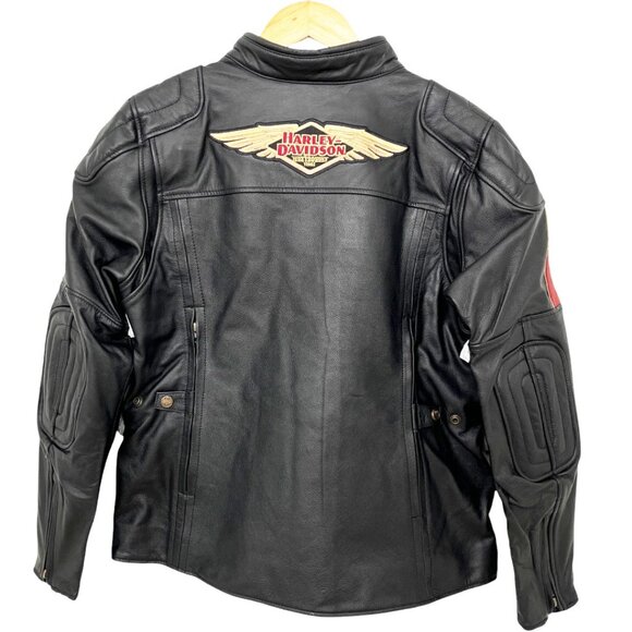 Harley-Davidson® Women's Leather Motorcycle Jacket Large - Picture 2 of 16